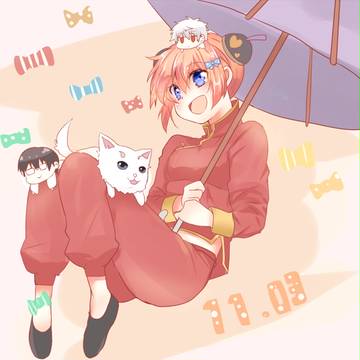 神楽ちゃんと銀さん誕生日とおまけ