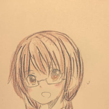 女の子落書き