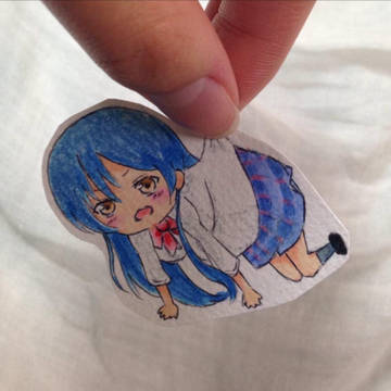 海未ちゃんを掴んでみた。