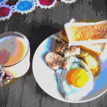 朝食