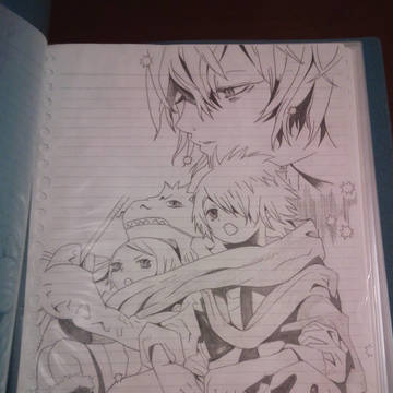 テガミバチ模写＊アナログ