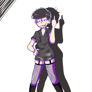女装ポリス一松