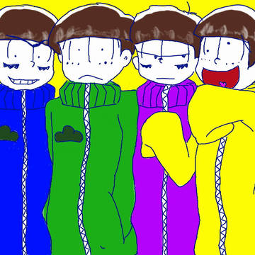＜ラクガキ＞おそ松さん＜自分絵＞