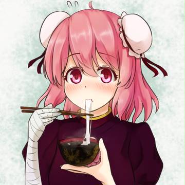 かせんちゃんが食べてるだけ
