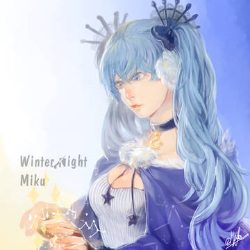 winter night MIKU