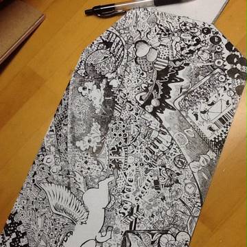 ボールペン画*