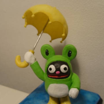 雨だから
