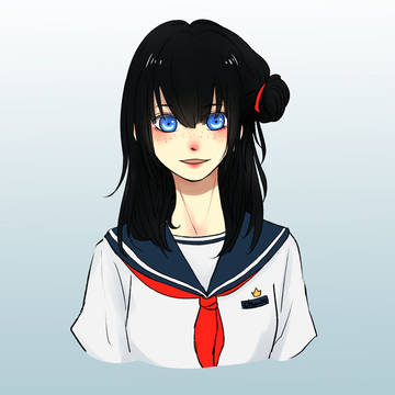 雀斑脸少女