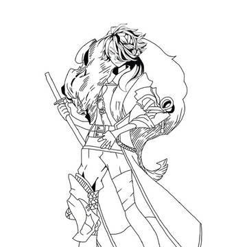 刀剣乱舞線画