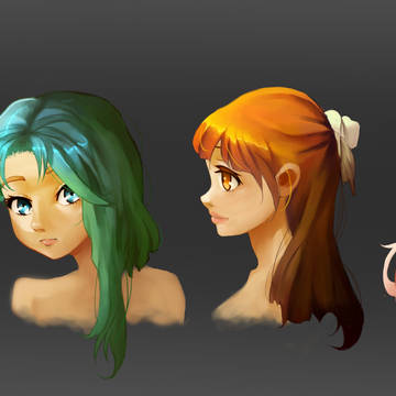 Hairs painting