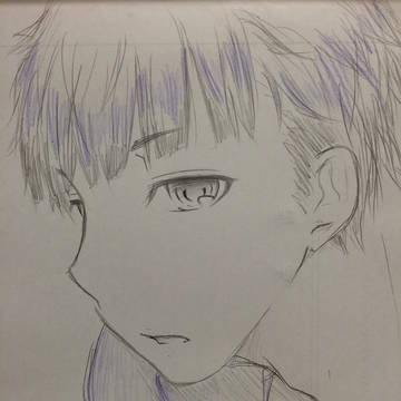 【アナログ】ひょっとして【自分絵注意】