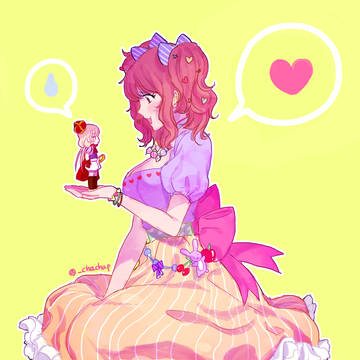 Princess kirarin and Anzu prince