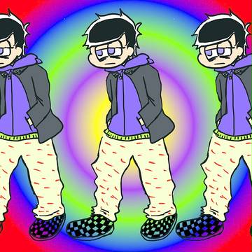 一松に自分の私服着せてみた