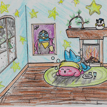Kirby and munchlax sleepin