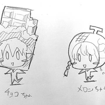 チョコ&メロン