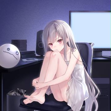 0.000000001%デレない白い猫