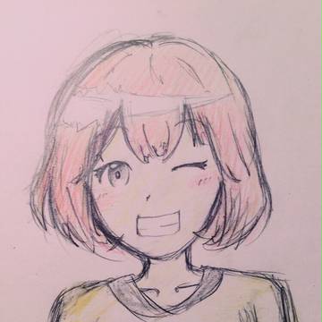 女の子 らくがき