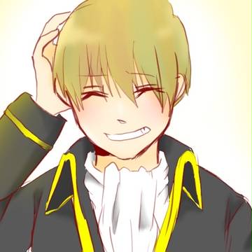 いつも見せない笑顔