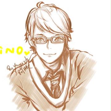 NINO with glasses
