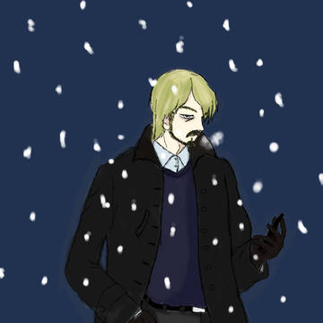 悲しい冬の夜/ 可悲的冬夜/sad winter evening