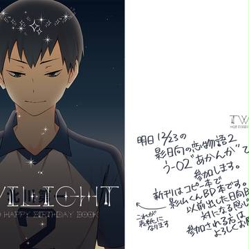 【影日向の恋物語2】新刊コピー本表紙