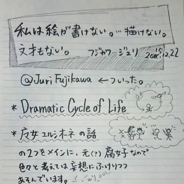 落書き。2015年12月。