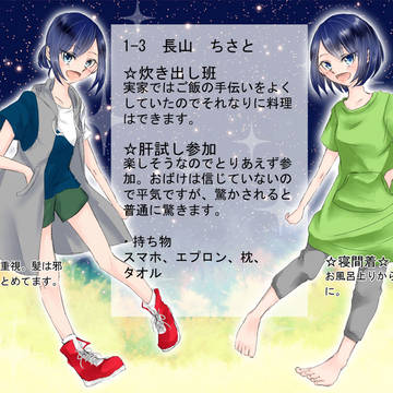 【辻高】長山ちさと【夜間合宿着替え】