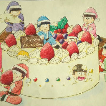 クリス松ケーキ