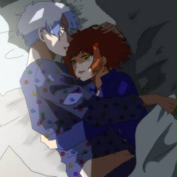 「（・・・おはよー）」