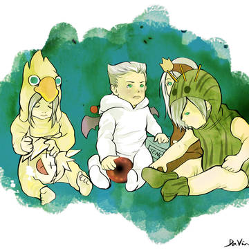 Little soldier boys