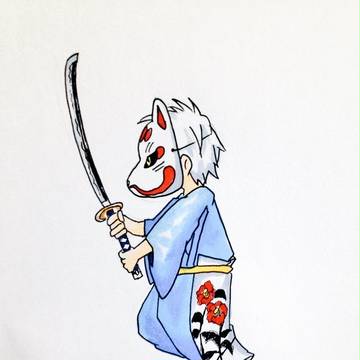 一次創作 華と妖狐