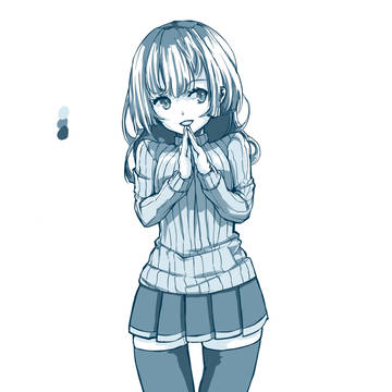 女の子の練習
