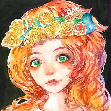 girl02-water color