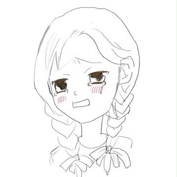 女の子泣きそう。練習