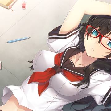 眼鏡女子