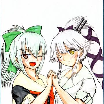 冬コミで飾る色紙