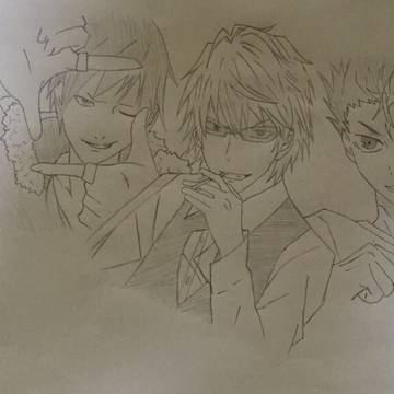 友達の誕生日に描いた絵