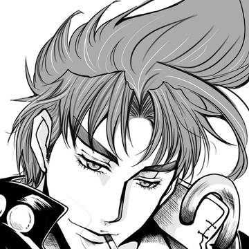 ジョセフに承太郎の服を着てもらった