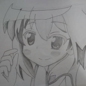 [東方]　チルノを手描きしてみました