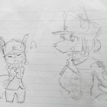 ケモノ創作　憲兵キャラ