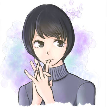 ショートヘアのお姉さん