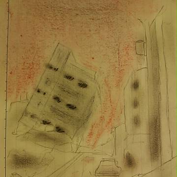 友人が書いてくれた小説挿絵