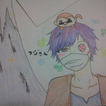 年賀状で描いた絵