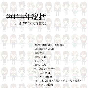 2015年-2014年うま擬人化総括
