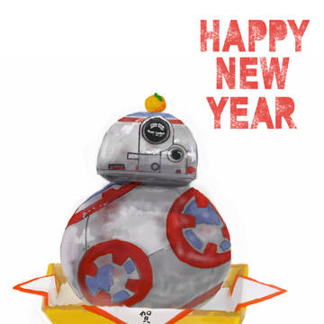 BB-8鏡餅