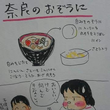 一家団欒漫画 お正月