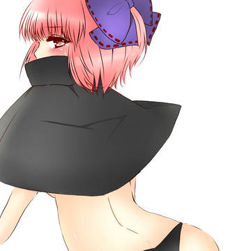 ばんきちゃんの後ろ姿