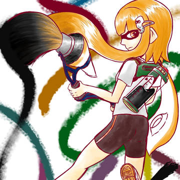 スプラトゥーン年賀状2016