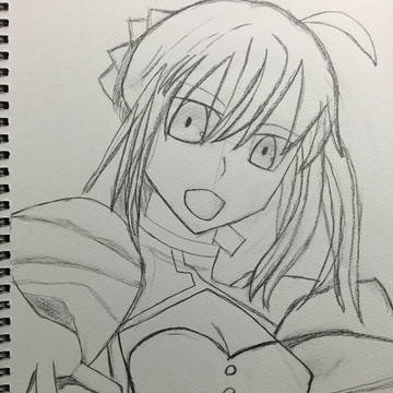武内セイバー(模写)
