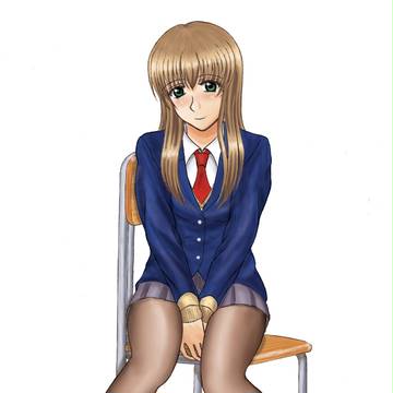 黒スト女子高生